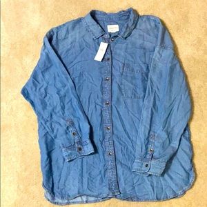 American Eagle Oversized Denim Shirt